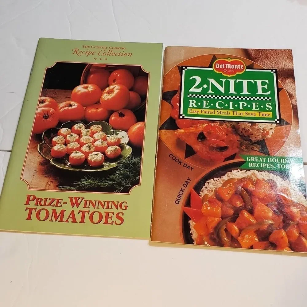 Lot of 8 Cookbooks Booklets Pasta Southwestern Del Monte Tomatoes